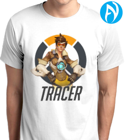 Overwatch Tracer White T-Shirt