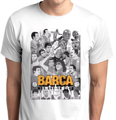 ANBRO2 Kuwait - Barca FC Barcelona Mes Que Un Club Custom Printed T-Shirt