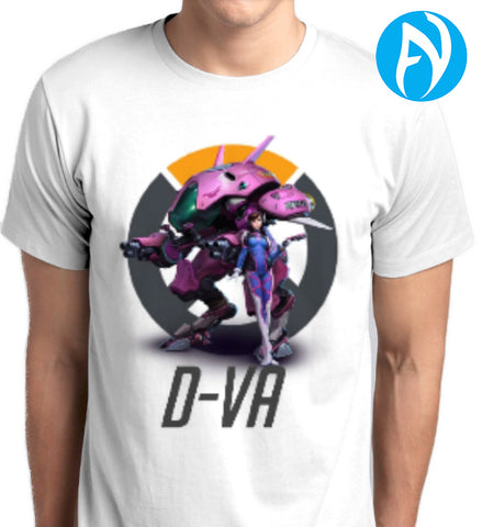 Overwatch D-VA White T-Shirt