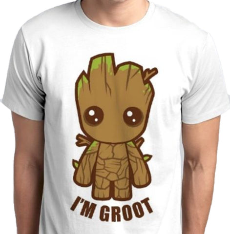 I'm Groot T-Shirt Movies superhero marvel movies ANBRO2 Kuwait fashion men women