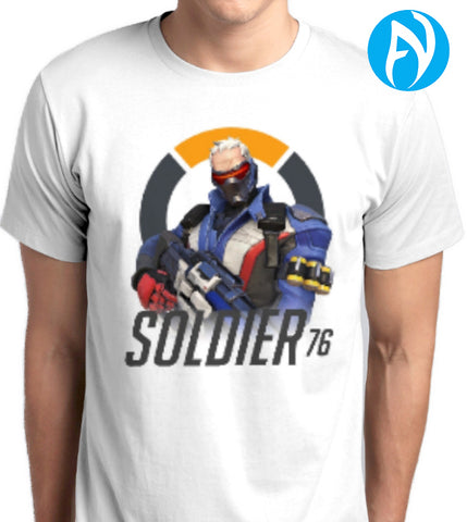 Overwatch Soldier 76 White T-Shirt