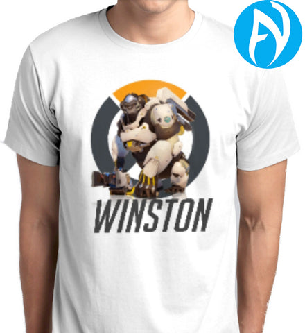 Overwatch Winston White T-Shirt