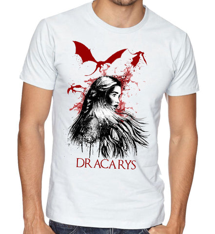 dracarys game of thrones GOT dragon fasion men women custom printed tshirt t-shirt kuwait united arab emirates apparel clothing 