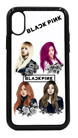 Black Pink 3 Mobile Cover